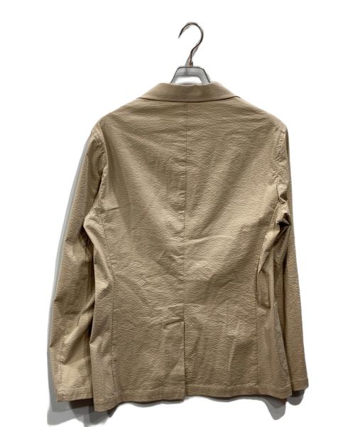 giannetto（ジャンネット）giannetto (ジャンネット) RIVIERA シアサッカージャケット ベージュ サイズ:50の古着・服飾アイテム