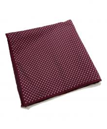 BRUNELLO CUCINELLI（ブルネロクチネリ）の古着「総柄ポケットチーフ」｜ボルドー