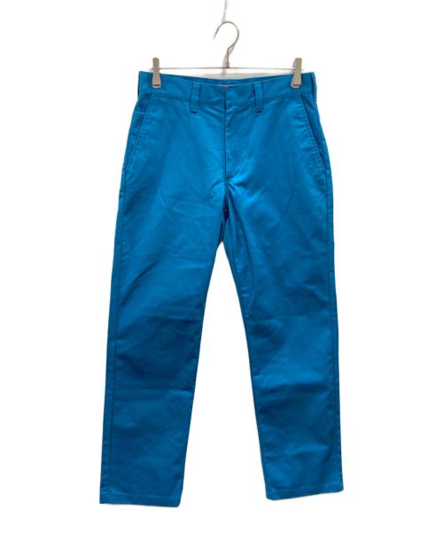 SUPREME（シュプリーム）Supreme (シュプリーム) ワークパンツ ブルー サイズ:76cm (W30)の古着・服飾アイテム