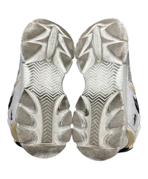 LACOSTE（ラコステ）LACOSTE (ラコステ) ローカットスニーカー アイボリー サイズ:26.5㎝の古着・服飾アイテム