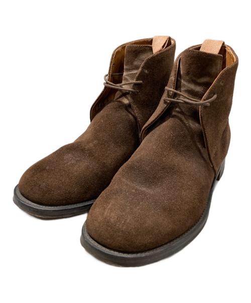 MARGARET HOWELL（マーガレットハウエル）MARGARET HOWELL (マーガレットハウエル) スエードチャッカブーツ ブラウン サイズ:UK7 25.5cmの古着・服飾アイテム