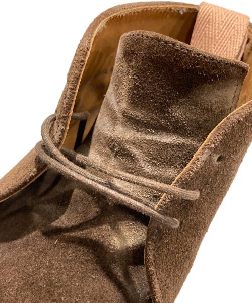 MARGARET HOWELL（マーガレットハウエル）MARGARET HOWELL (マーガレットハウエル) スエードチャッカブーツ ブラウン サイズ:UK7 25.5cmの古着・服飾アイテム