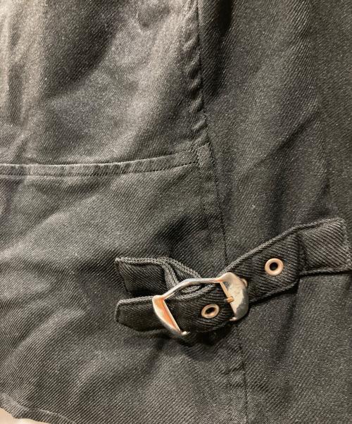 JUNYA WATANABE MAN（ジュンヤワタナベマン）JUNYA WATANABE MAN (ジュンヤワタナベマン) エステル製品染めライダースジャケット ブラック サイズ:Sの古着・服飾アイテム