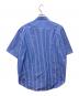 EDIFICE (エディフィス) THOMAS MASON オーバーサイズ 半袖シャツ ホワイト×ブルー サイズ:M：4000円