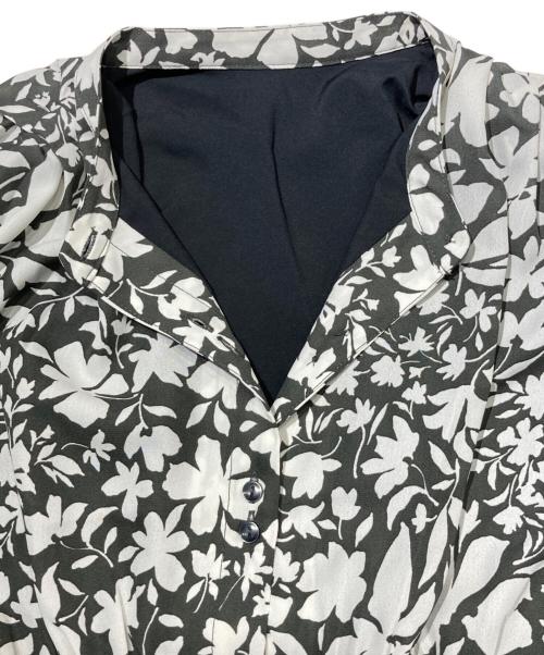 NATURAL BEAUTY BASIC（ナチュラルビューティーベーシック）NATURAL BEAUTY BASIC (ナチュラルビューティーベーシック) カメリアガーデンマキシワンピース ホワイト×ブラック サイズ:M 未使用品の古着・服飾アイテム