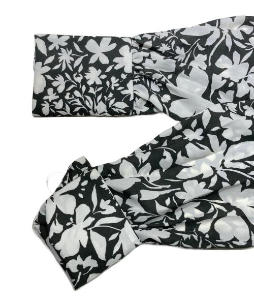 NATURAL BEAUTY BASIC（ナチュラルビューティーベーシック）NATURAL BEAUTY BASIC (ナチュラルビューティーベーシック) カメリアガーデンマキシワンピース ホワイト×ブラック サイズ:M 未使用品の古着・服飾アイテム