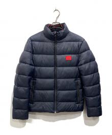 HUGO（ヒューゴ ボス）の古着「中綿ジャケット」｜ネイビー