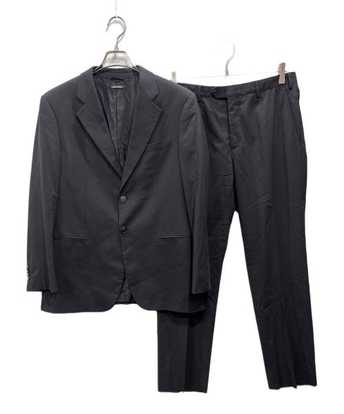 GIORGIO ARMANI（ジョルジョアルマーニ）GIORGIO ARMANI (ジョルジョアルマーニ) セットアップスーツ ブラック サイズ:50の古着・服飾アイテム