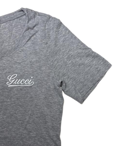 GUCCI（グッチ）GUCCI (グッチ) 半袖カットソー グレー サイズ:Mの古着・服飾アイテム