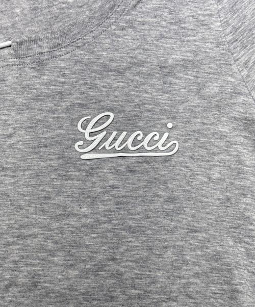 GUCCI（グッチ）GUCCI (グッチ) 半袖カットソー グレー サイズ:Mの古着・服飾アイテム