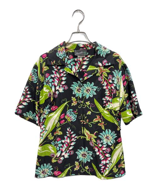 PRADA（プラダ）PRADA (プラダ) アロハシャツ ブラック サイズ:40の古着・服飾アイテム