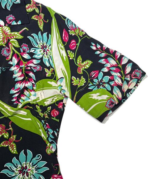 PRADA（プラダ）PRADA (プラダ) アロハシャツ ブラック サイズ:40の古着・服飾アイテム