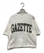 Whim Gazetteウィムガゼット）の古着「ロゴTシャツ」｜ホワイト