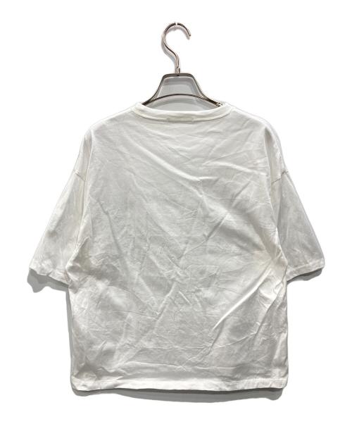 Whim Gazette（ウィムガゼット）Whim Gazette (ウィムガゼット) ロゴTシャツ ホワイト サイズ:Fの古着・服飾アイテム