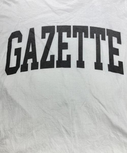 Whim Gazette（ウィムガゼット）Whim Gazette (ウィムガゼット) ロゴTシャツ ホワイト サイズ:Fの古着・服飾アイテム