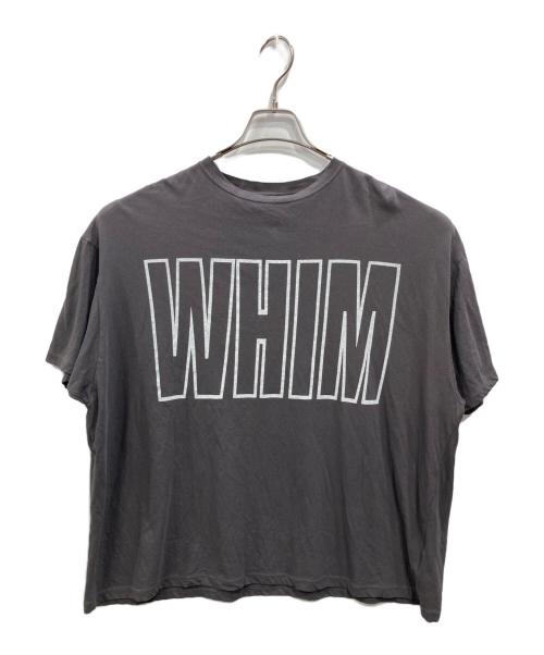 Whim Gazette（ウィムガゼット）Whim Gazette (ウィムガゼット) リラックスロゴTシャツ チャコールグレー サイズ:Freeの古着・服飾アイテム