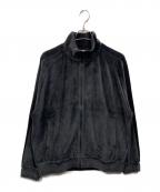 PUMAプーマ）の古着「ベロアトラックジャケット」｜ブラック