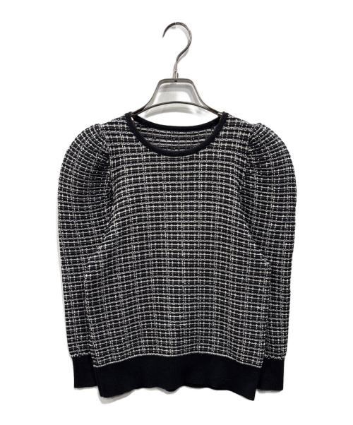 ANAYI（アナイ）ANAYI (アナイ) ツィーディパフ プルオーバー ブラック サイズ:36の古着・服飾アイテム