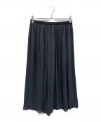 BEARDSLEYビアズリー）の古着「シワシフォンギャザーパンツ」｜ブラック