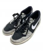 NIKEナイキ）の古着「Air Jordan 1 Retro Low OG」｜グレー×ブラック