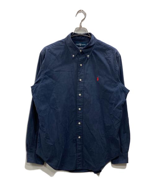POLO RALPH LAUREN（ポロ・ラルフローレン）POLO RALPH LAUREN (ポロ・ラルフローレン) ボタンダウンシャツ ネイビー サイズ:Lの古着・服飾アイテム