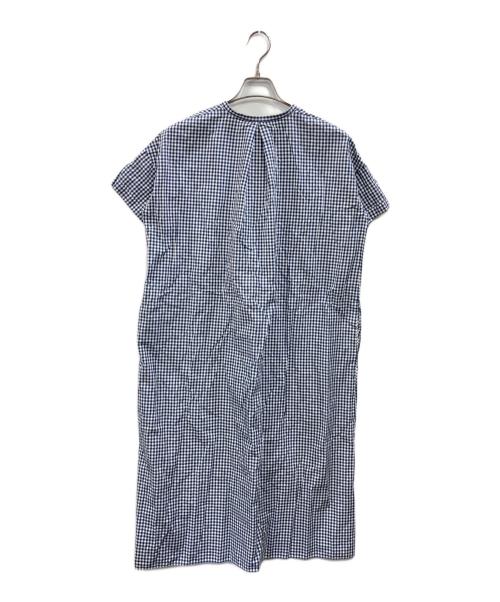 休日と詩（キュウジツトウタ）休日と詩 (キュウジツトウタ) シャツワンピース ネイビー サイズ:Freeの古着・服飾アイテム