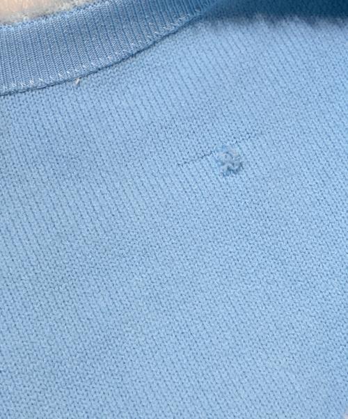 PLST（プラステ）PLST (プラステ) フェザーヤーン2WAYカーディガン ブルー サイズ:Lの古着・服飾アイテム