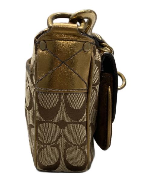 COACH（コーチ）COACH (コーチ) ワンショルダーバッグ ゴールドの古着・服飾アイテム