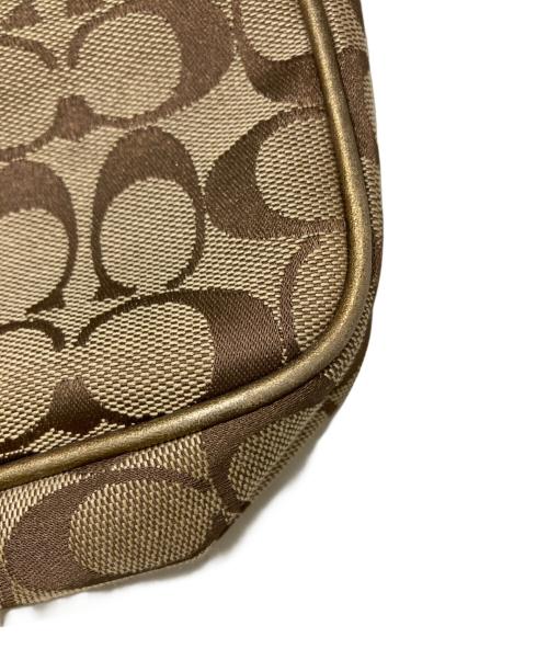 COACH（コーチ）COACH (コーチ) ワンショルダーバッグ ゴールドの古着・服飾アイテム