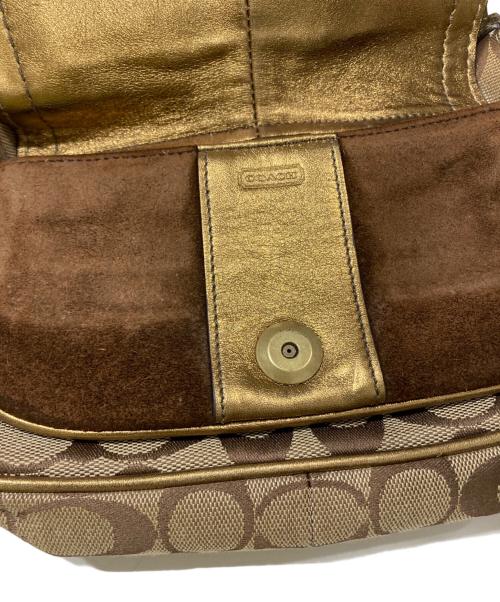 COACH（コーチ）COACH (コーチ) ワンショルダーバッグ ゴールドの古着・服飾アイテム
