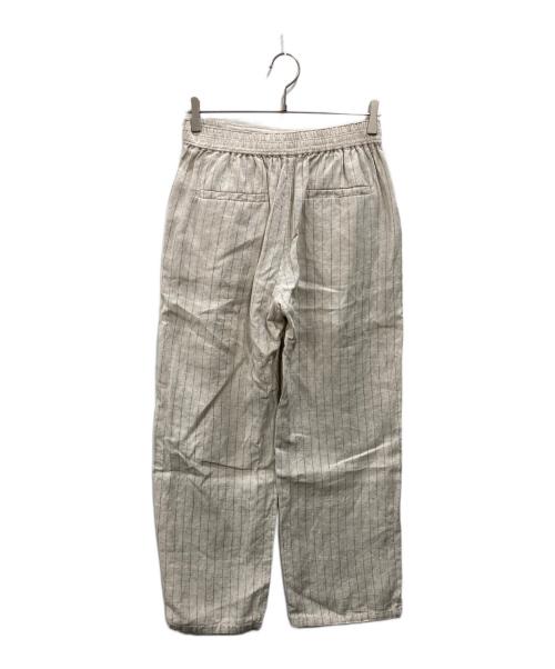 SIMPLICITE（シンプリシテ）SIMPLICITE (シンプリシテ) フレンチリネンストレートパンツ アイボリー サイズ:Mの古着・服飾アイテム