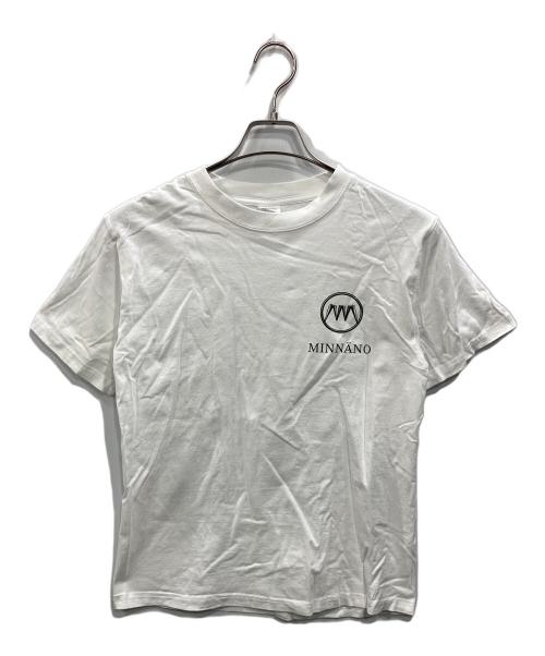 MINNANO（ミンナノ）MINNANO (ミンナノ) 16周年 記念 Tシャツ ホワイト サイズ:Sの古着・服飾アイテム