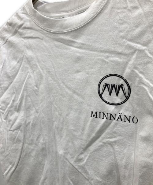 MINNANO（ミンナノ）MINNANO (ミンナノ) 16周年 記念 Tシャツ ホワイト サイズ:Sの古着・服飾アイテム