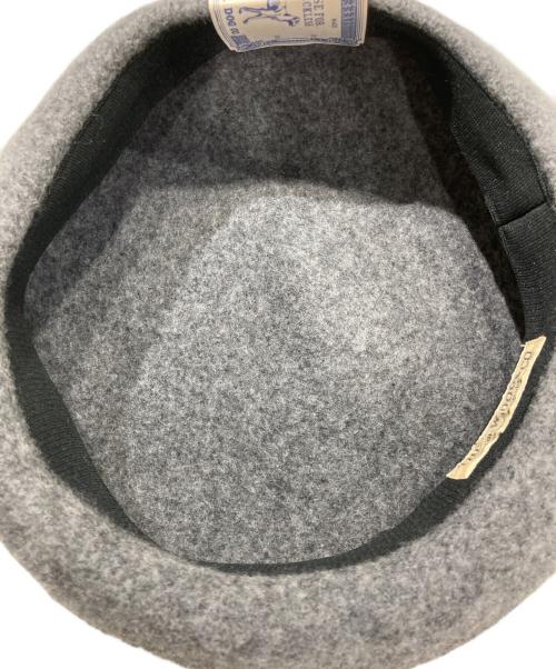 THE H.W.DOG&CO.（エイチダブリュードッグアンドコー）THE H.W.DOG&CO. (エイチダブリュードッグアンドコー) BASIC BERET グレーの古着・服飾アイテム