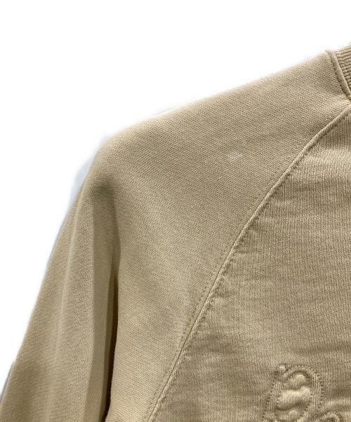 maison kitsune（メゾンキツネ）maison kitsune (メゾンキツネ) クルーネックスウェット ベージュ サイズ:SIZE XSの古着・服飾アイテム