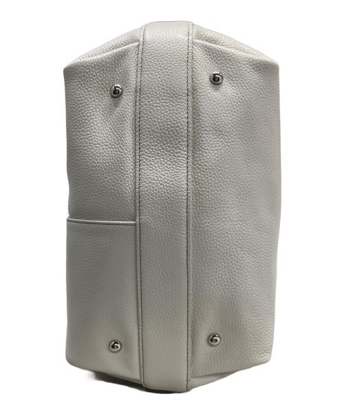 Y'SACCS（イザック）Y'SACCS (イザック) TAE KIMURA (タエ キムラ) ラウンドシルエットトート ベージュの古着・服飾アイテム