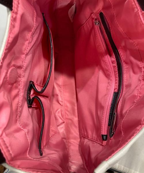 Y'SACCS（イザック）Y'SACCS (イザック) TAE KIMURA (タエ キムラ) ラウンドシルエットトート ベージュの古着・服飾アイテム