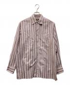 Needlesニードルズ）の古着「ストライプシャツ」｜バイオレット