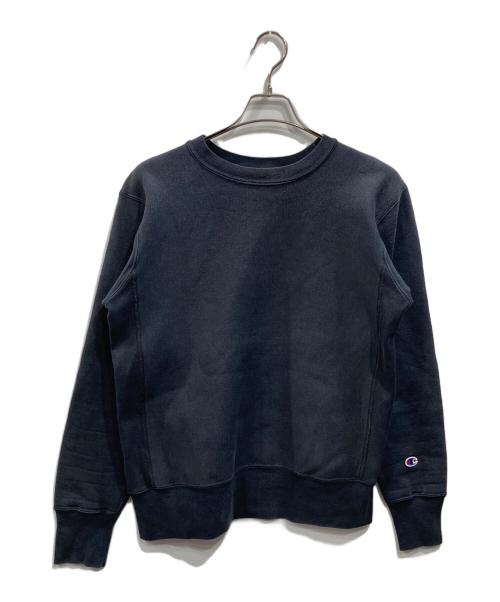 Champion REVERSE WEAVE（チャンピオン リバース ウィーブ）Champion REVERSE WEAVE (チャンピオン リバース ウィーブ) クルーネックスウェット ネイビー サイズ:Lの古着・服飾アイテム