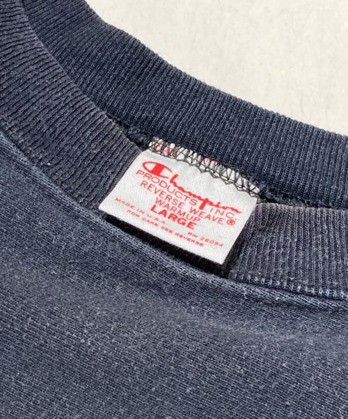 Champion REVERSE WEAVE（チャンピオン リバース ウィーブ）Champion REVERSE WEAVE (チャンピオン リバース ウィーブ) クルーネックスウェット ネイビー サイズ:Lの古着・服飾アイテム