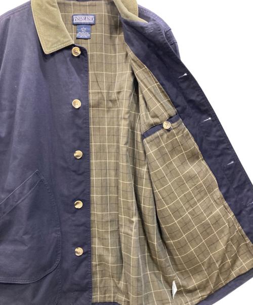 LAND'S END（ランズエンド）LAND'S END (ランズエンド) ハンティングジャケット ネイビー サイズ:Lの古着・服飾アイテム