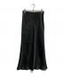 SACRA（サクラ）の古着「ACETATE SATIN SKIRT」｜ブラック