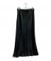 SACRA (サクラ) ACETATE SATIN SKIRT ブラック サイズ:M：4500円