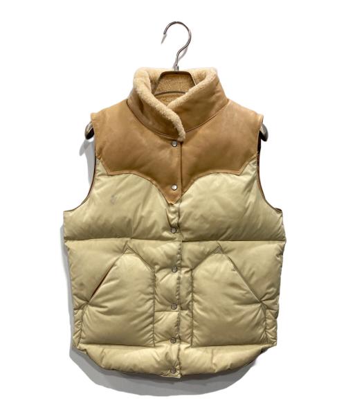 RockyMountainFeatherBed（ロッキーマウンテンフェザーベッド）RockyMountainFeatherBed (ロッキーマウンテンフェザーベッド) クリスティーダウンベスト ベージュ サイズ:9/10の古着・服飾アイテム