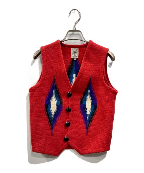 ORTEGA's（オルテガ）ORTEGA'S (オルテガ) チマヨベスト レッド サイズ:32の古着・服飾アイテム