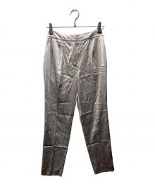 PLST（プラステ）の古着「シルクサテンパンツ」｜グレー