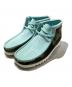 CLARKS（クラークス）の古着「Wallabee Boots」｜スカイブルー×カーキ