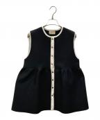 UNITED ARROWS TOKYOユナイテッドアローズトウキョウ）の古着「ペプラムベスト」｜ブラック