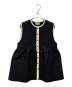 UNITED ARROWS TOKYO（ユナイテッドアローズトウキョウ）の古着「ペプラムベスト」｜ブラック