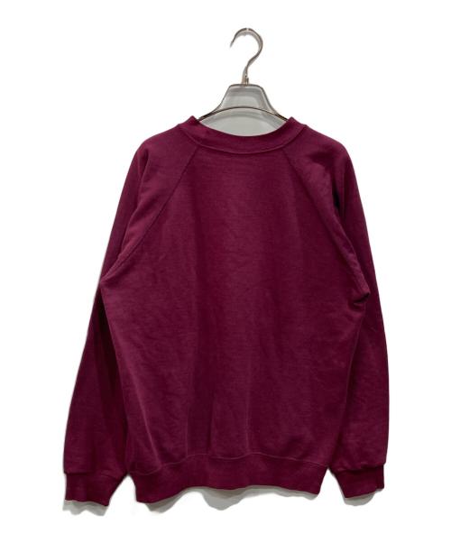 Hanes（ヘインズ）Hanes (ヘインズ) ラグランスウェット パープル サイズ:Lの古着・服飾アイテム